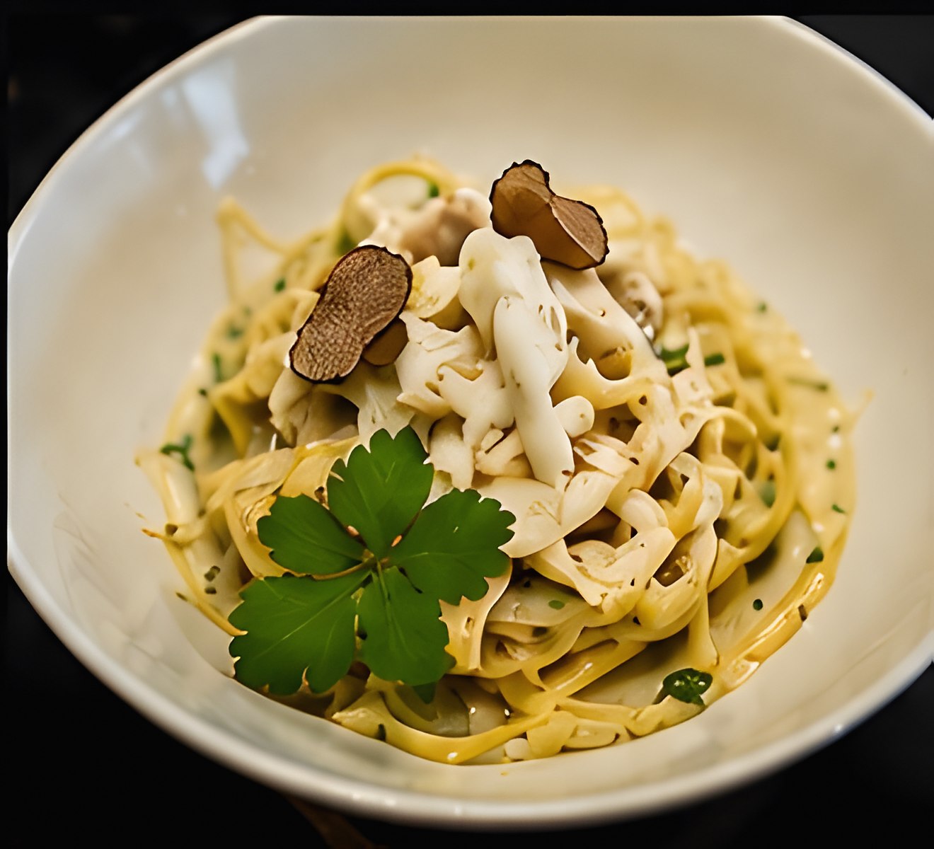 Pasta with mushrooms