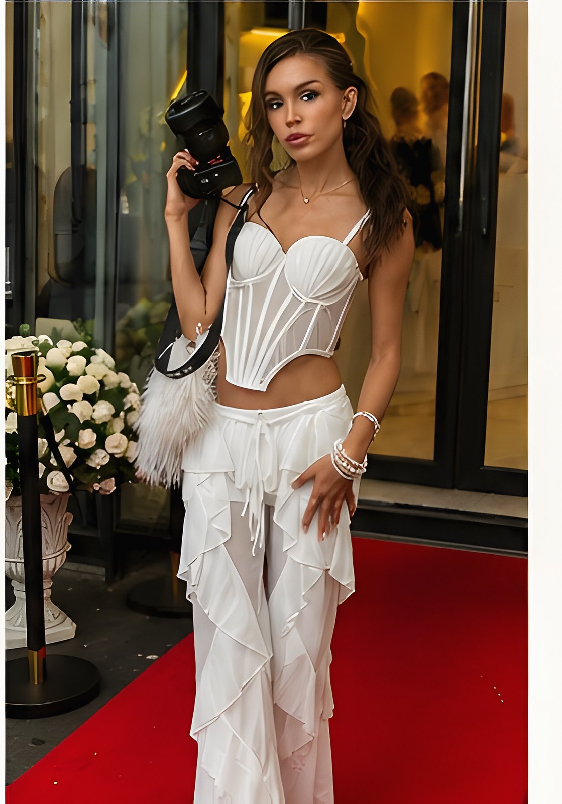 Victoria Miron with camera